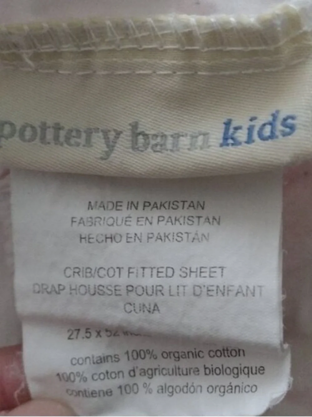 2 Pottery Barn Kids Pink Watercolor Bunny Organic Crib Fitted Sheets +pillowcase